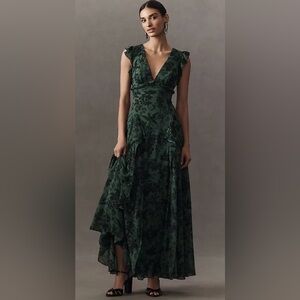 Anthropologie BHLDN Asha Flutter Sleeve Dress